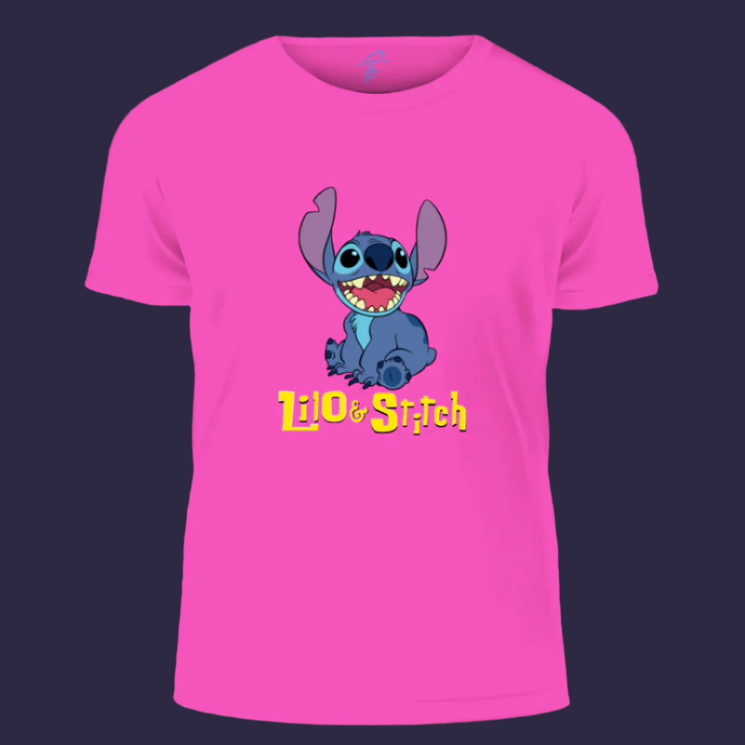 Lio and Stitch - Vibe Wear T-Shirt, 100% Cotton